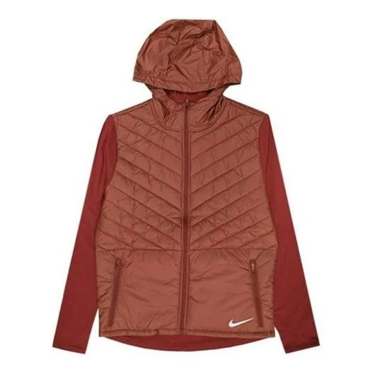 Men's Nike Sports Hooded Zipper Brick Red CJ5475-250 - 1
