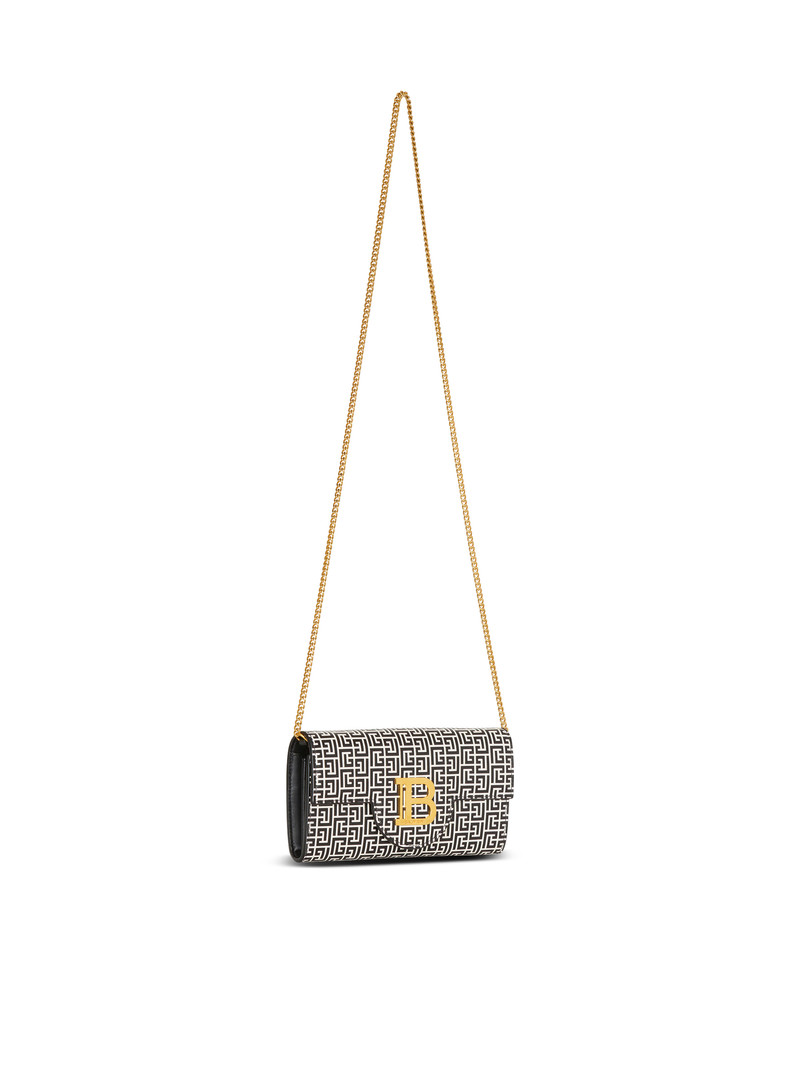 B-Buzz wallet in embossed calfskin with a PB Labyrinth monogram 3