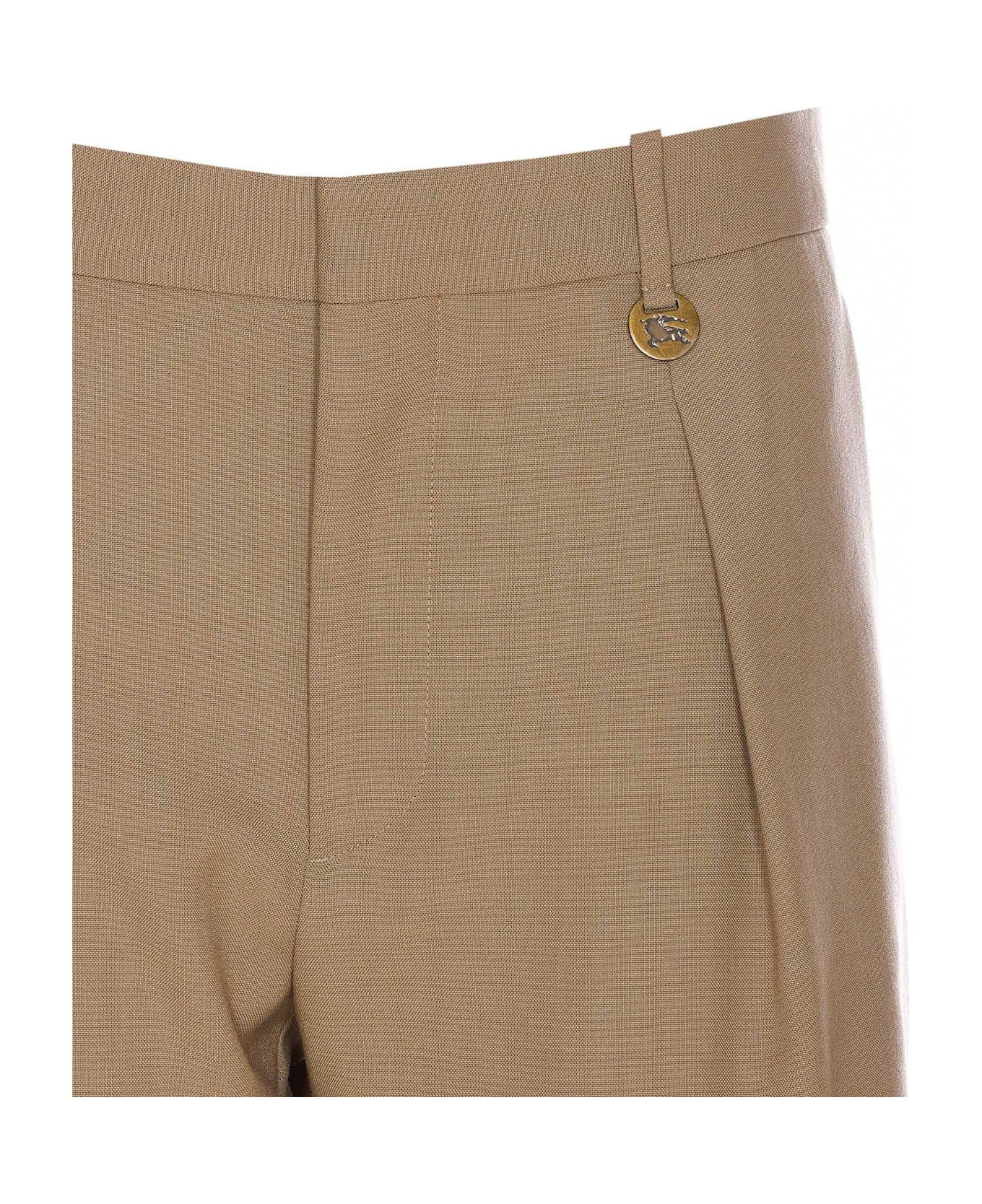 Logo Detailed Tailored Shorts - 4