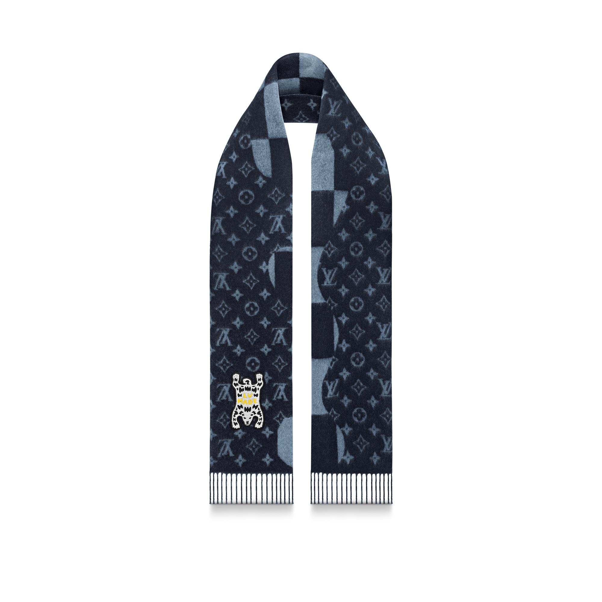 Giant Damier Wave Monogram Scarf - 4