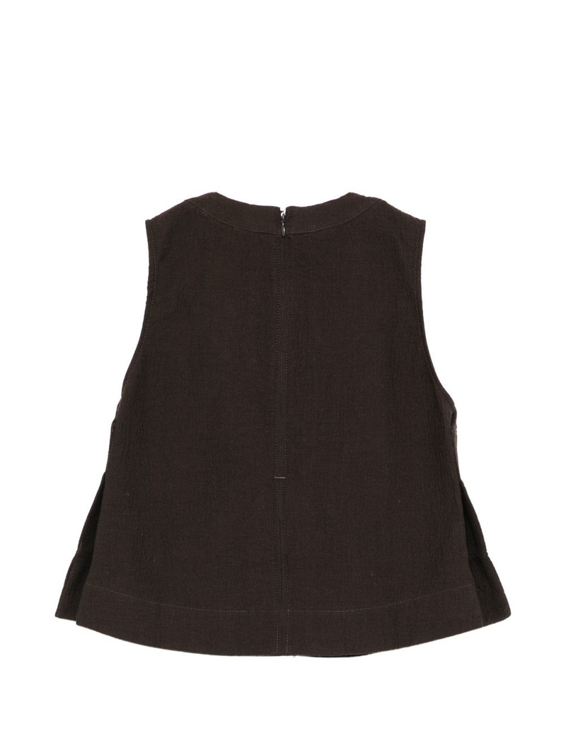 soeur Pampa textured sleeveless top outlook
