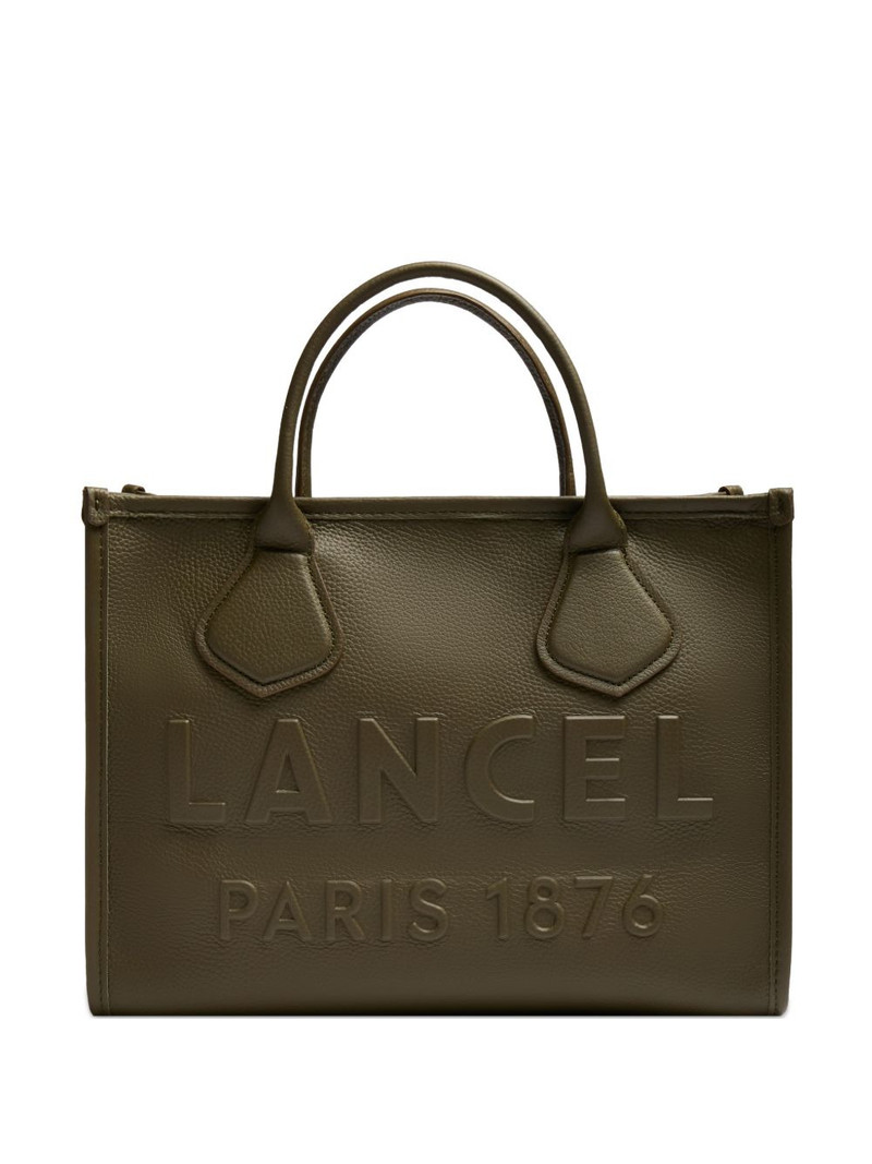 Jour zipped leather tote bag 1
