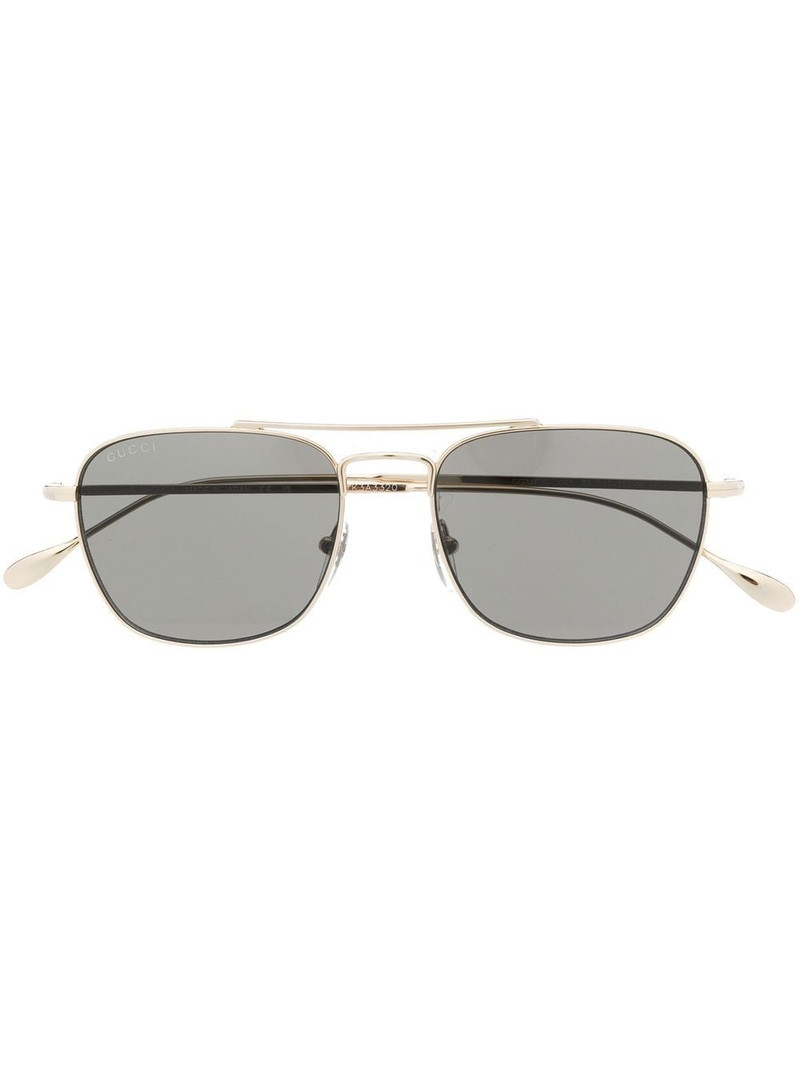 square-frame tinted sunglasses 1