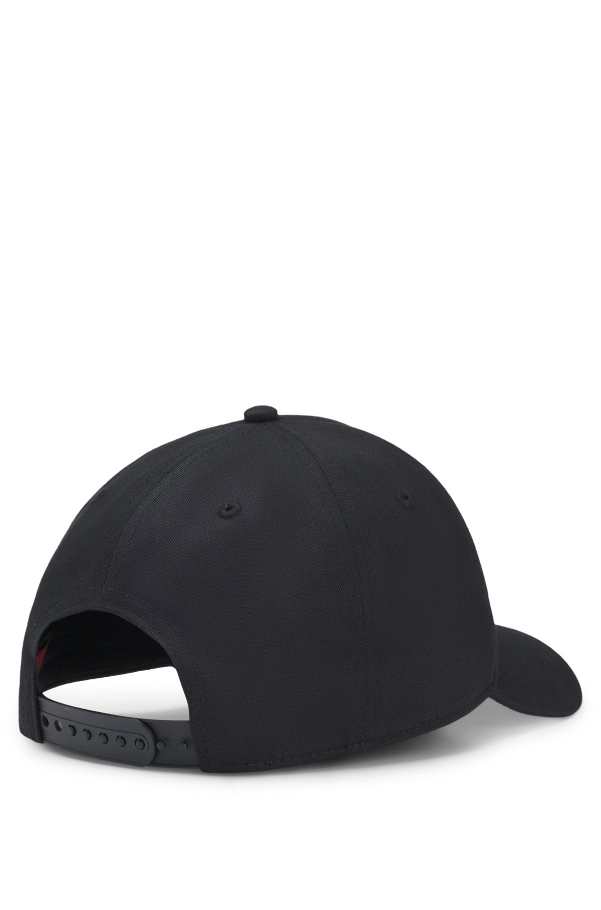 COTTON-TWILL CAP WITH LOGO ON FRONT AND VISOR - 3