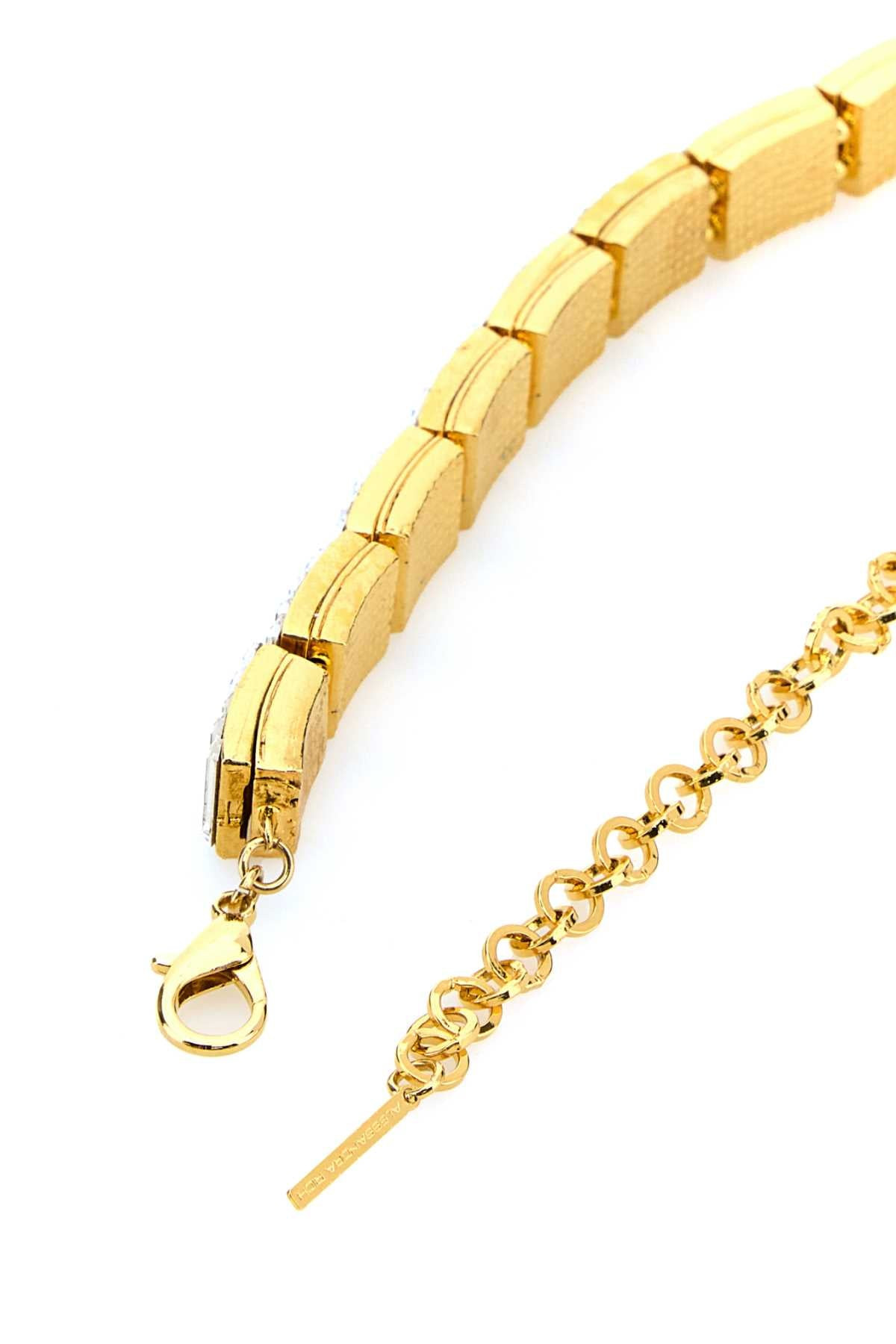 Alessandra Rich Women Embellished Metal Choker - 3