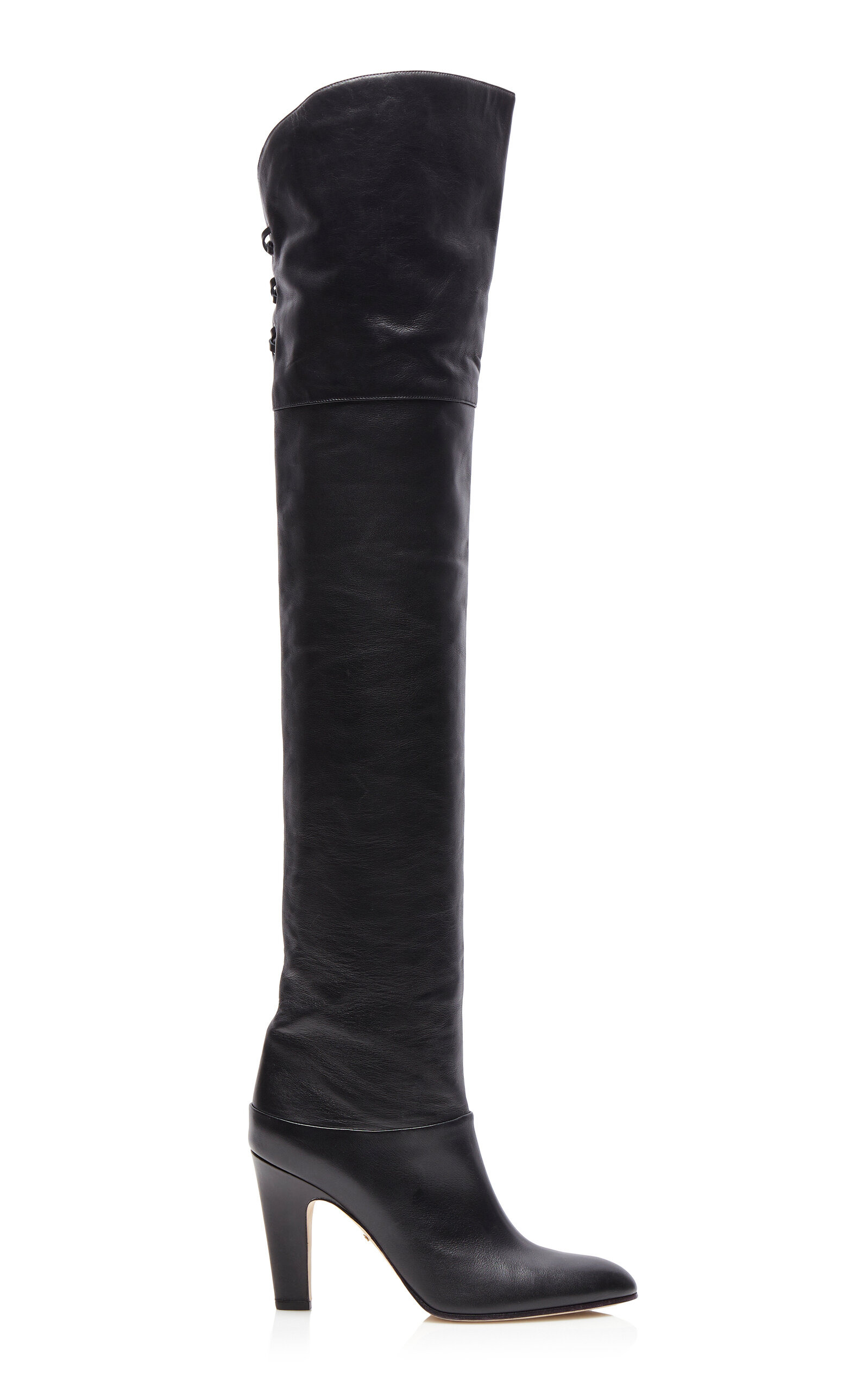 Eve Over-The-Knee Leather Boots black - 1