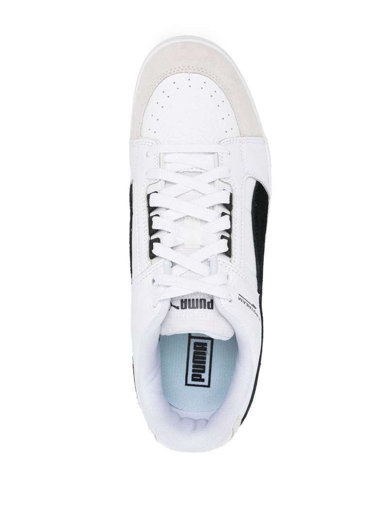 panelled low-top sneakers 4