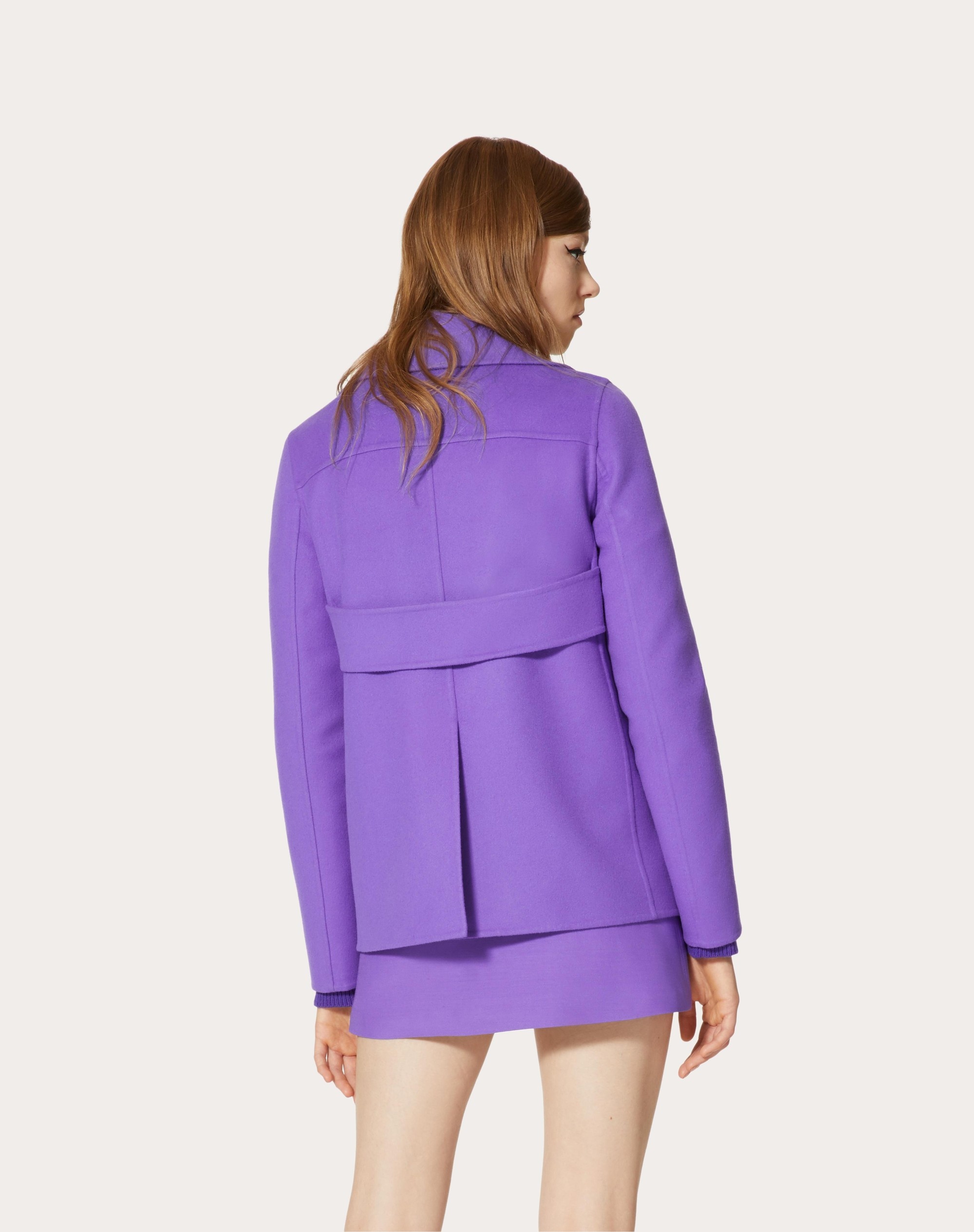 COMPACT DRAP PEACOAT - 4