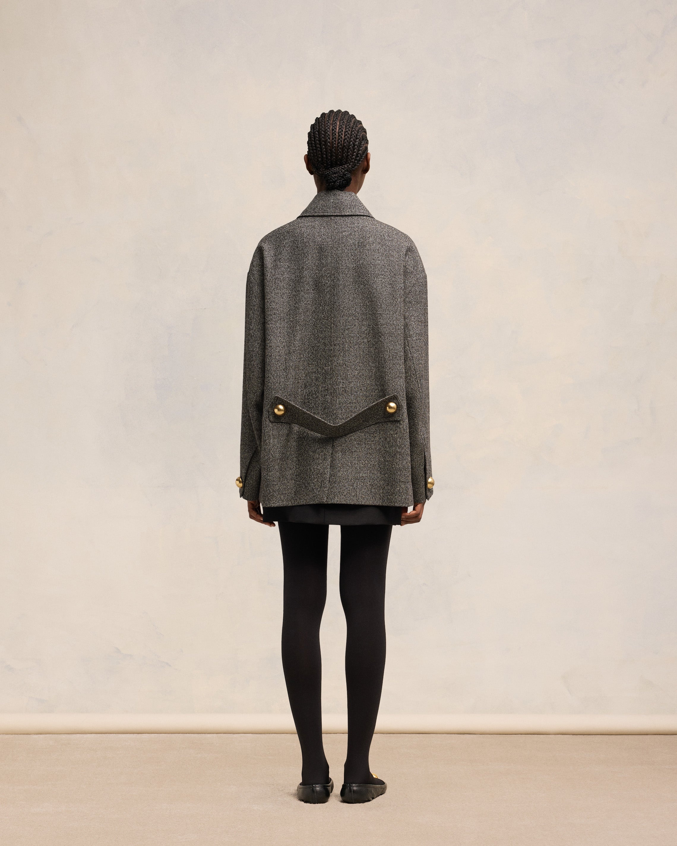 SHORT BELTED COAT - 5