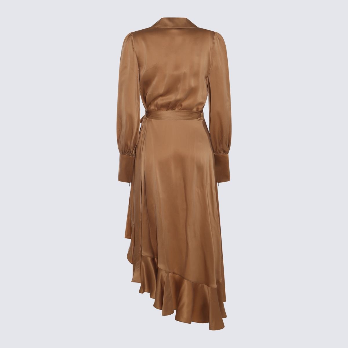 ZIMMERMANN SAND SILK DRESS - 2