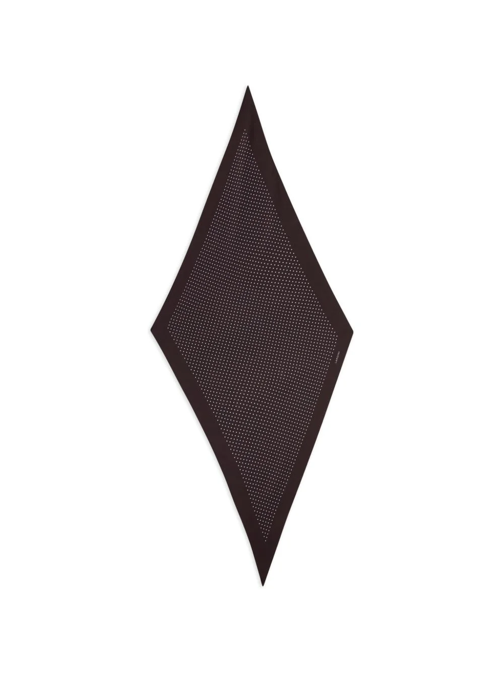 polka-dot diamond-shaped scarf - 1
