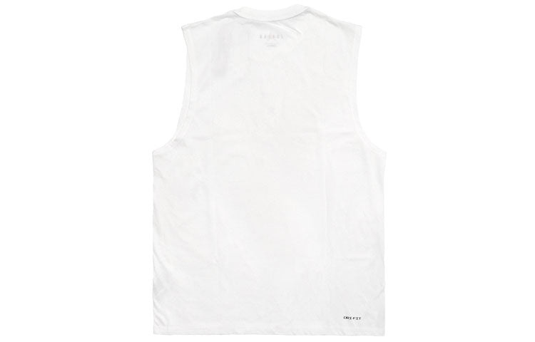 Air Jordan Casual Breathable Running Solid Color Sports Basketball Breathable Vest White DM1828-100 - 2
