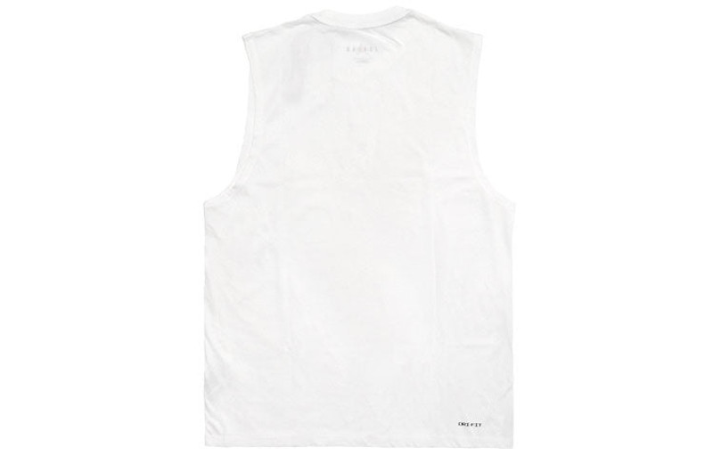 Jordan Air Jordan Casual Breathable Running Solid Color Sports Basketball Breathable Vest White DM1828-100 outlook