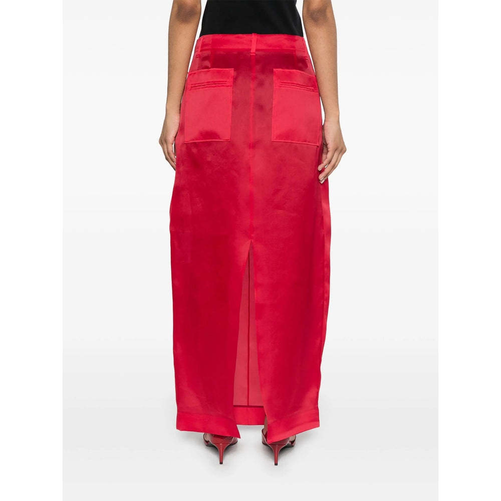KHAITE Red Skirts | wananluxury | REVERSIBLE