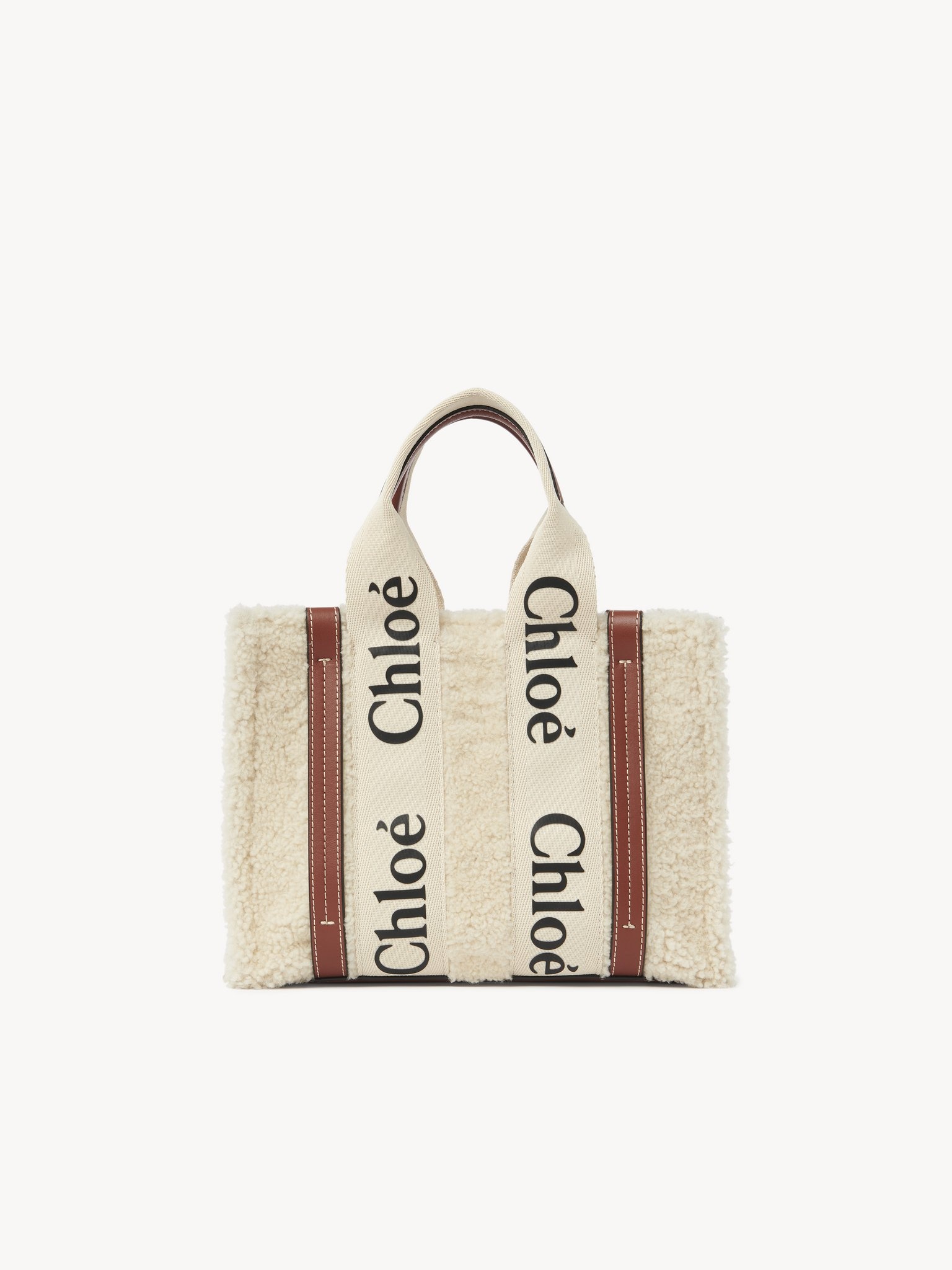 SMALL WOODY TOTE BAG WITH STRAP - 2