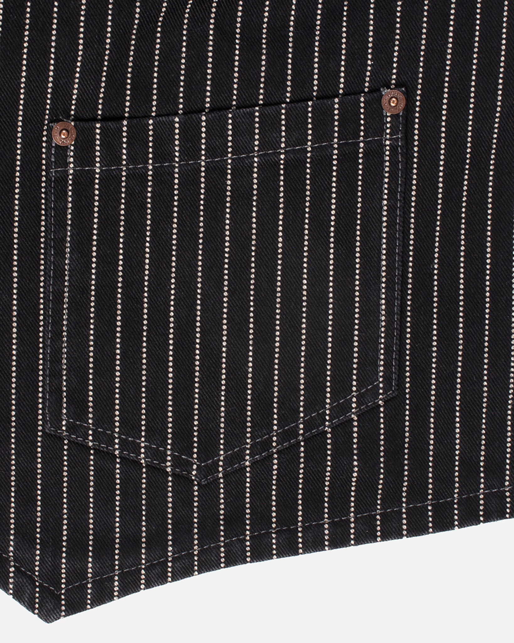 IHV-02-BLK 12oz Wabash/Duck Work Vest - Black/Black - 7