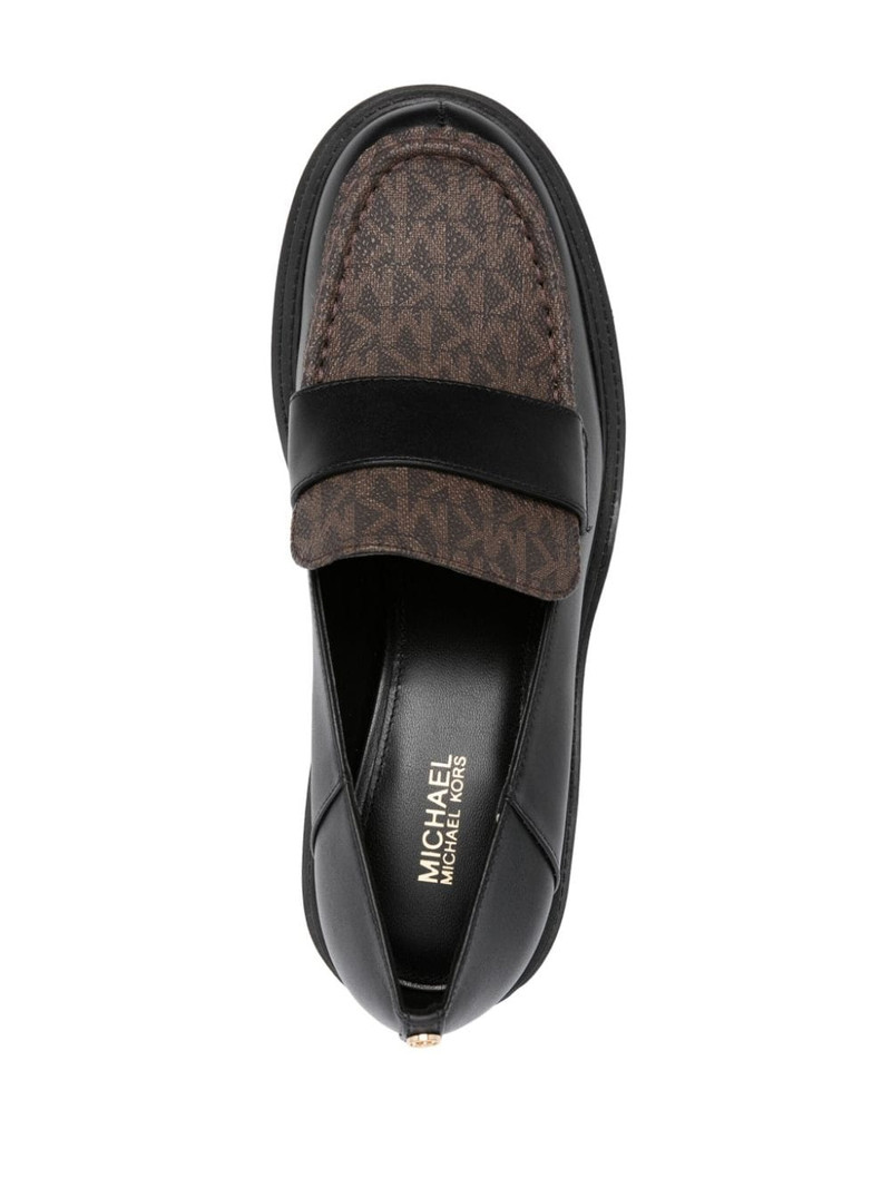 Rocco 75mm monogram-print loafer 4