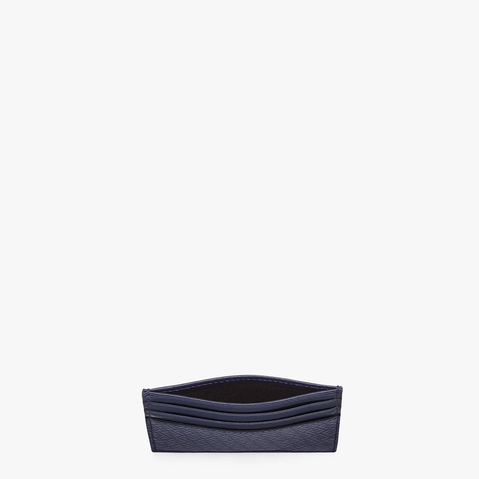 Blue leather card holder - 3