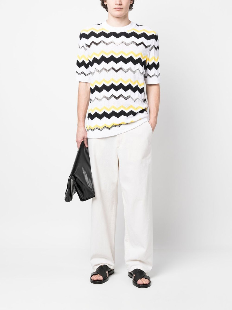 Missoni zigzag knitted T-shirt outlook