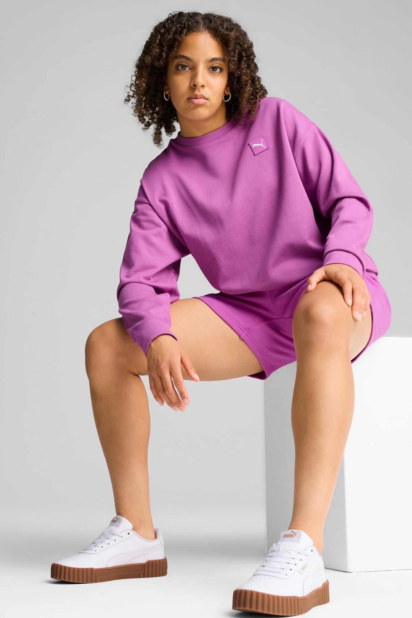 Essentials Elevated Women's Comfort Crew Sweatshirt - 5