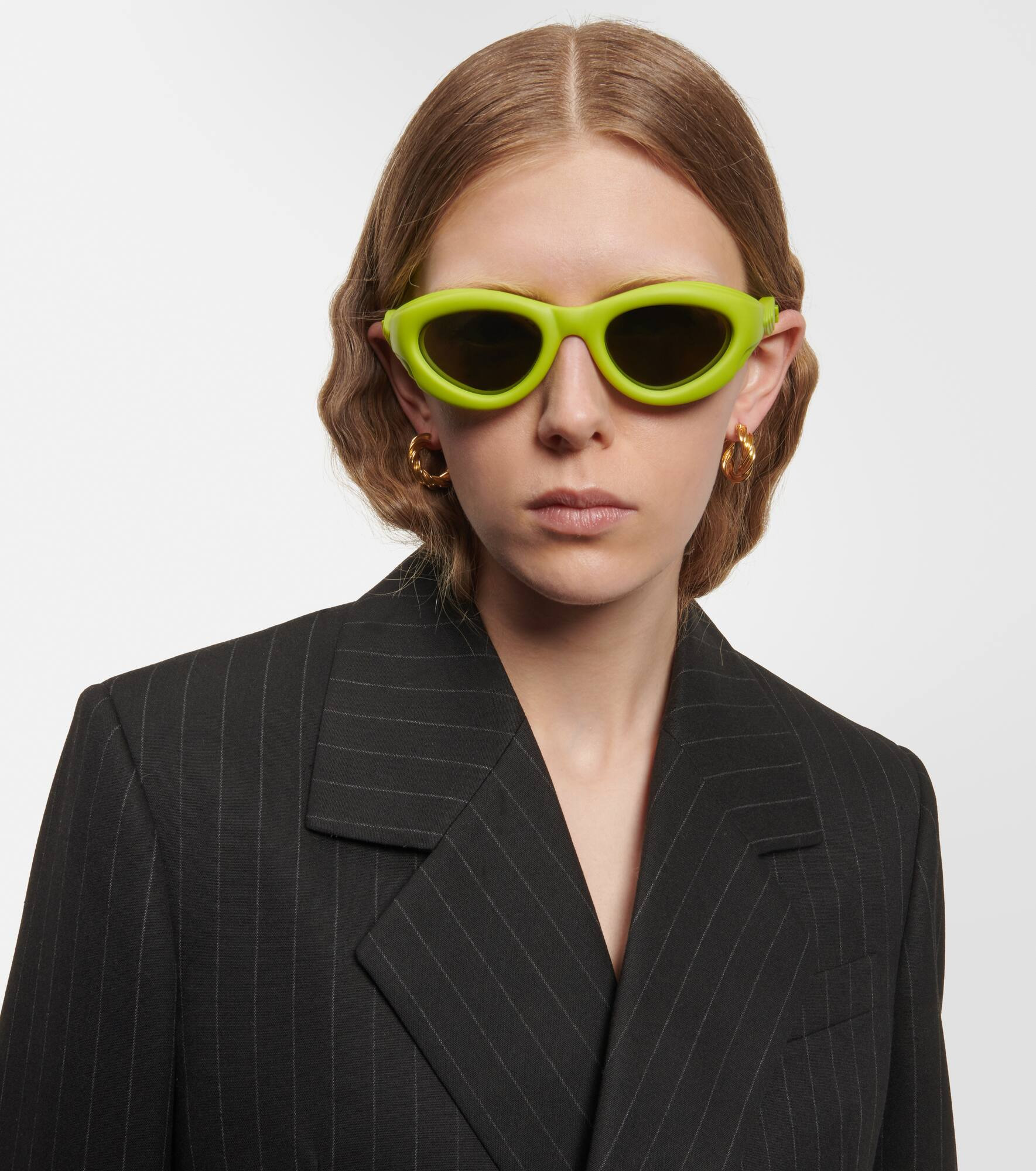 Oval acetate sunglasses - 6
