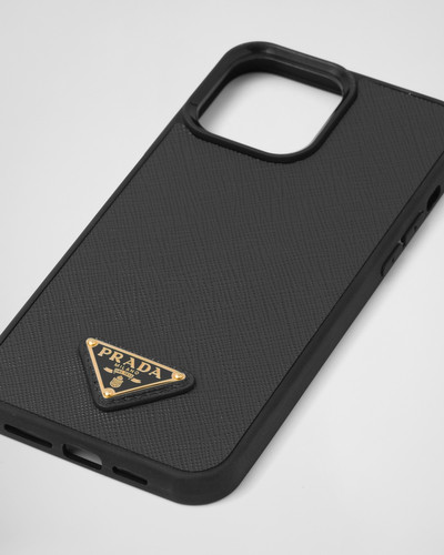 Prada Saffiano leather iPhone 13 Pro Max cover outlook