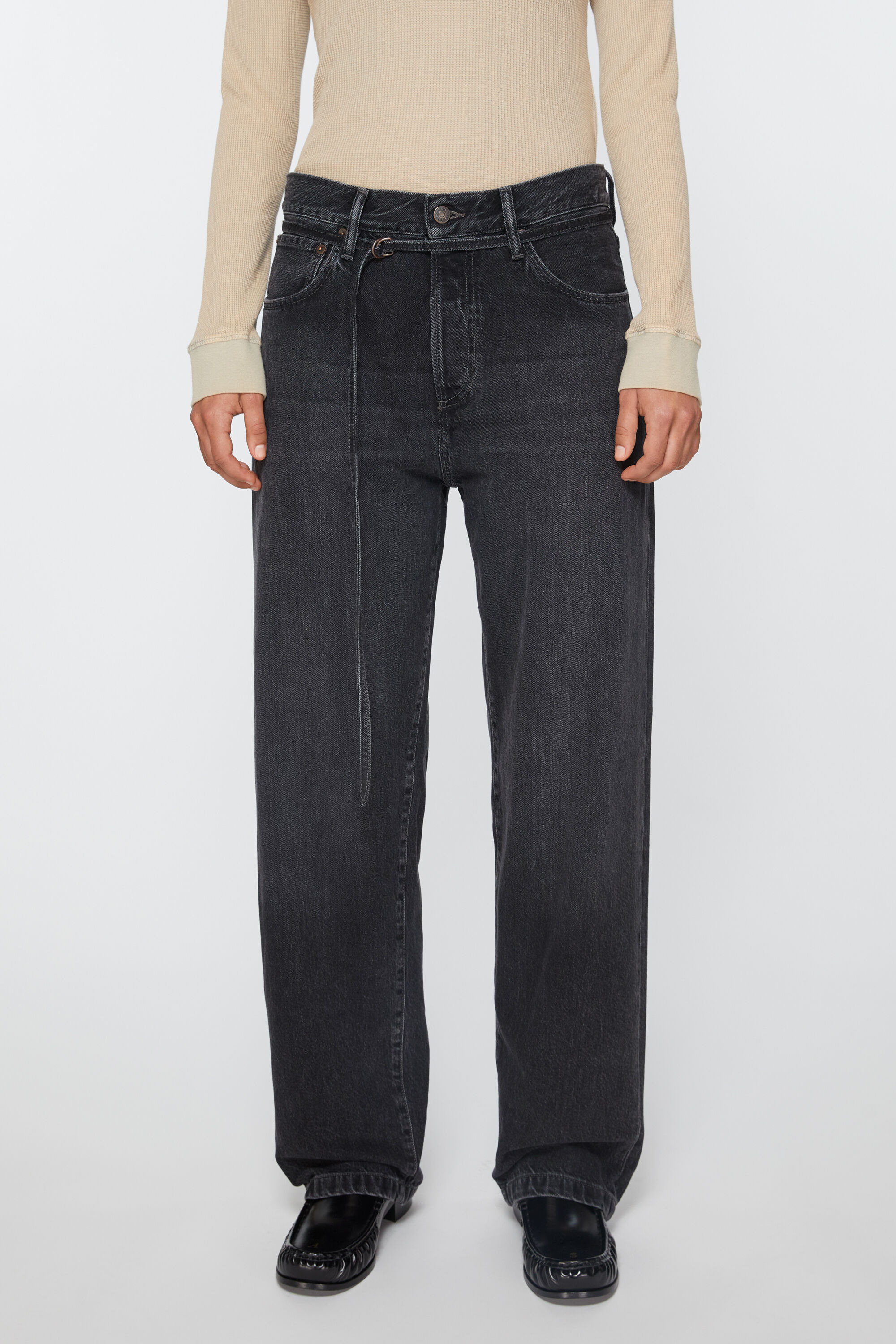Loose fit jeans - 1991 Toj - Black - 3