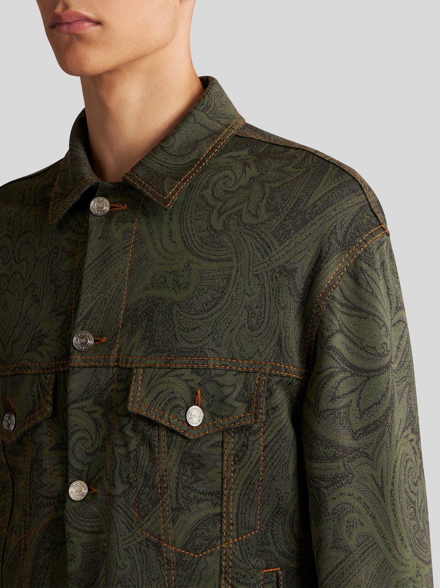 PAISLEY JACQUARD JACKET - 2