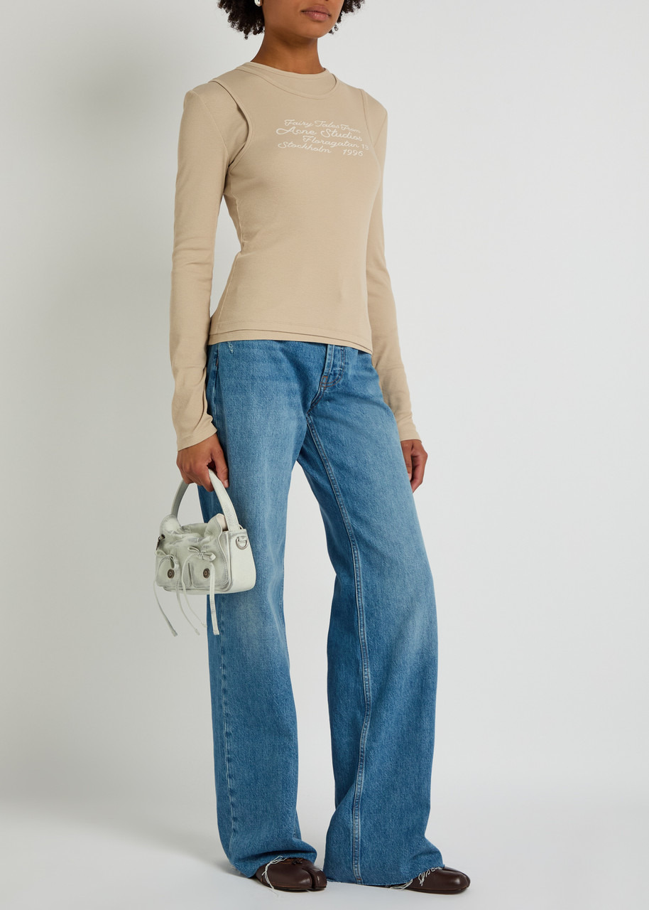 Acne Studios Layered Stretch-cotton top - 4