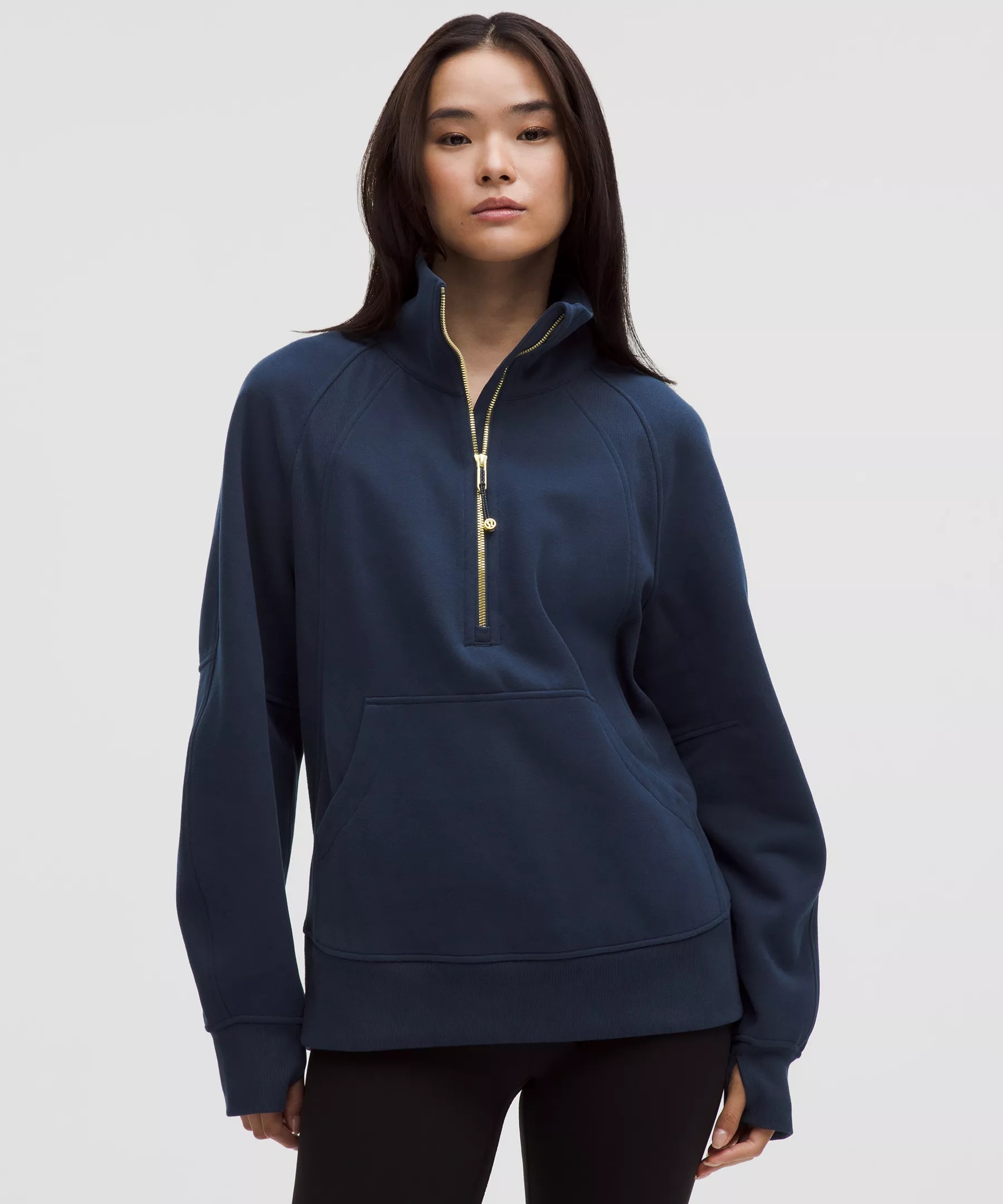 Scuba Oversized Funnel-Neck Half Zip *Long - 1
