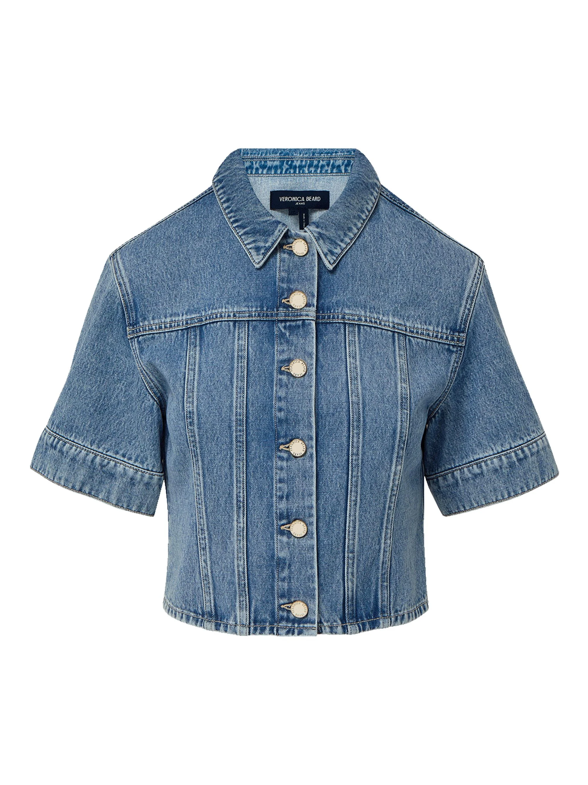 Women's Malcom Denim Top - Silver Dust - 1