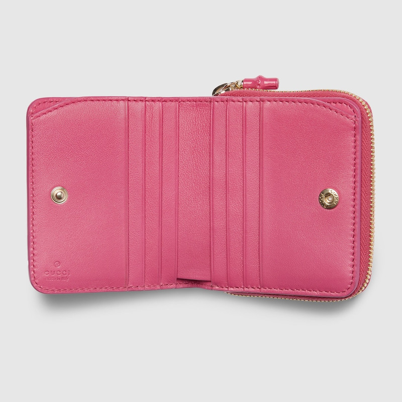 GUCCI Small wallet with bamboo outlook