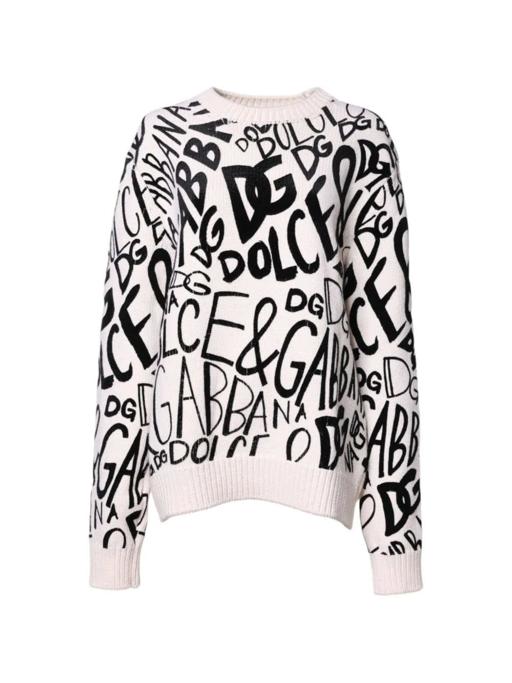 graffiti-logo sweater - 1