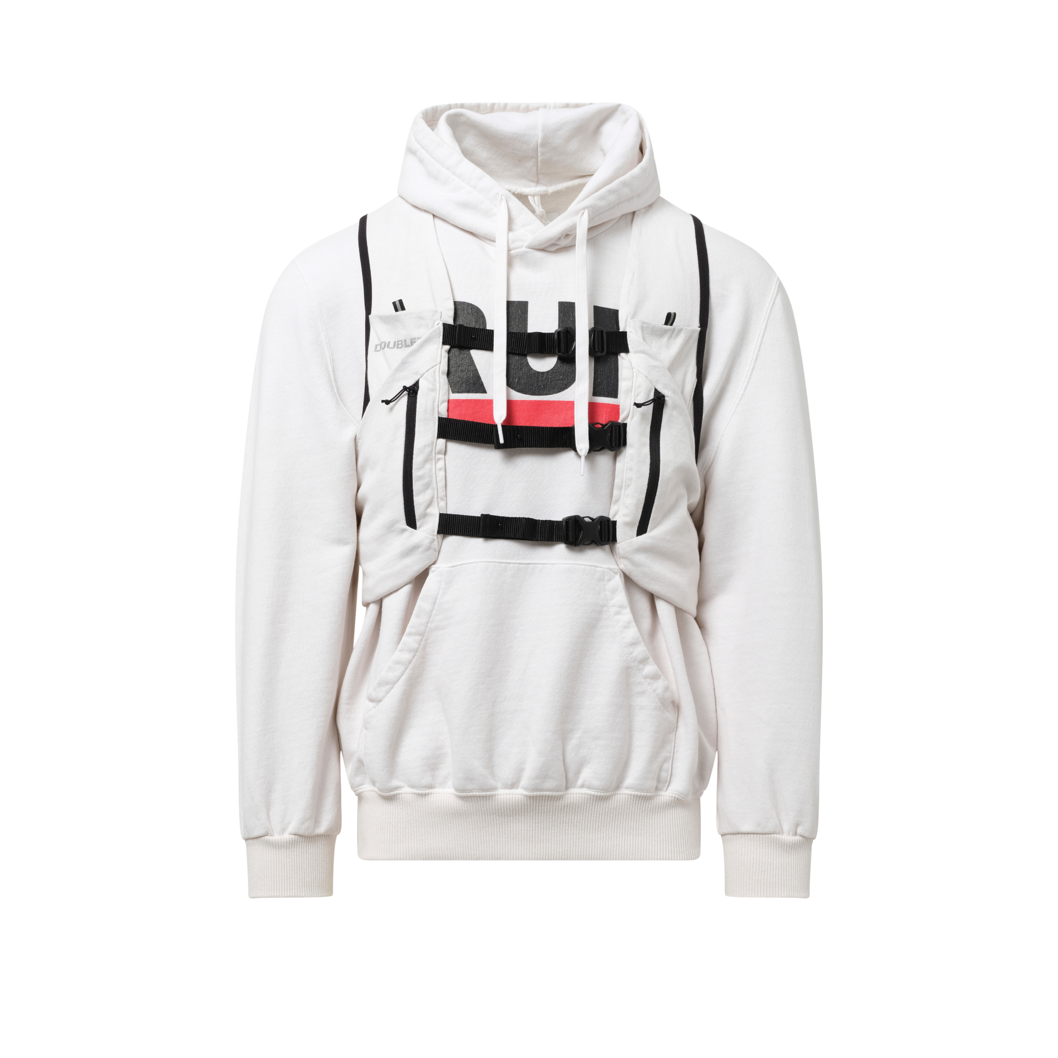 Trail Vest Hoodie in White - 2