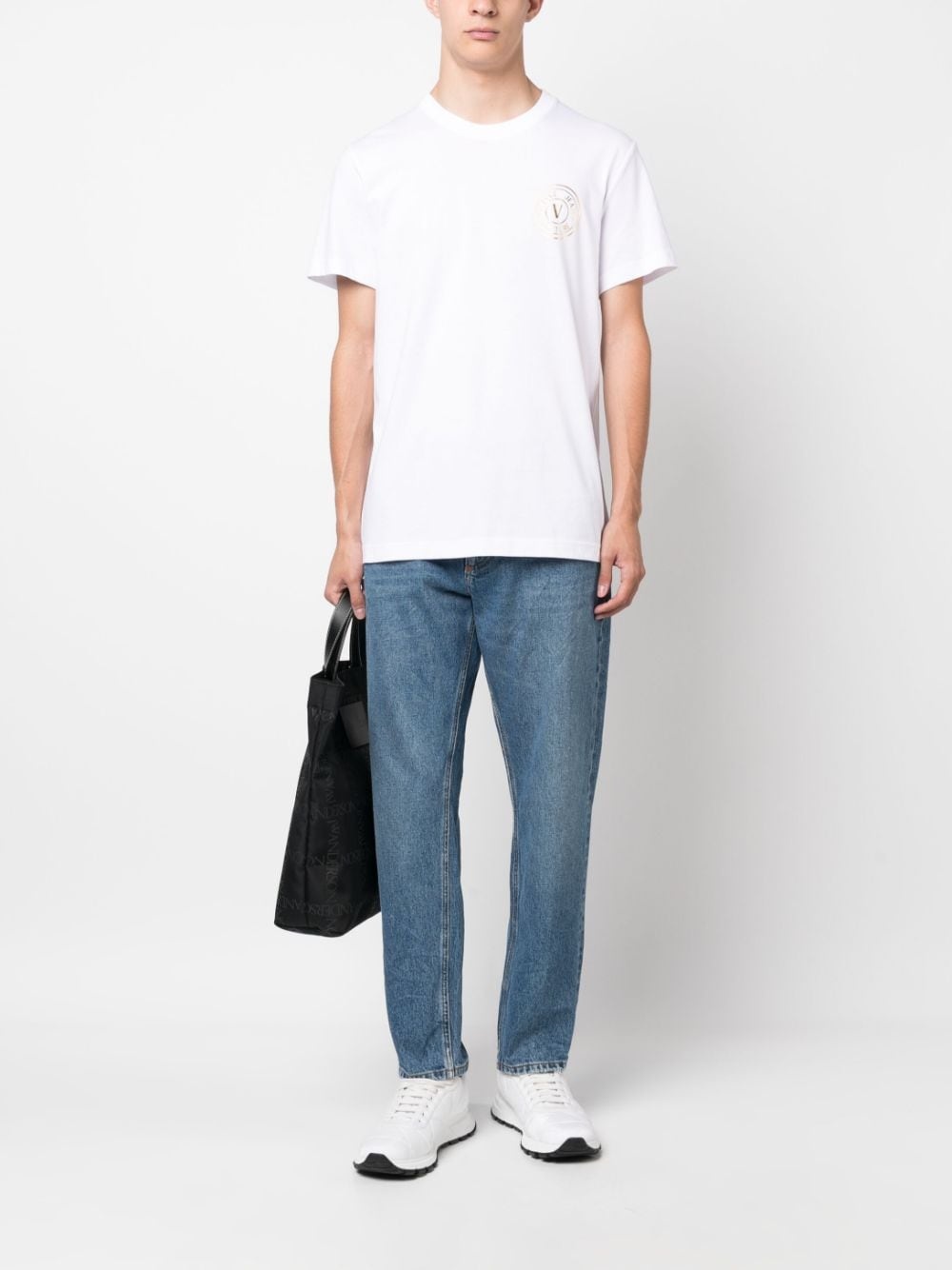 logo-print cotton T-shirt - 2