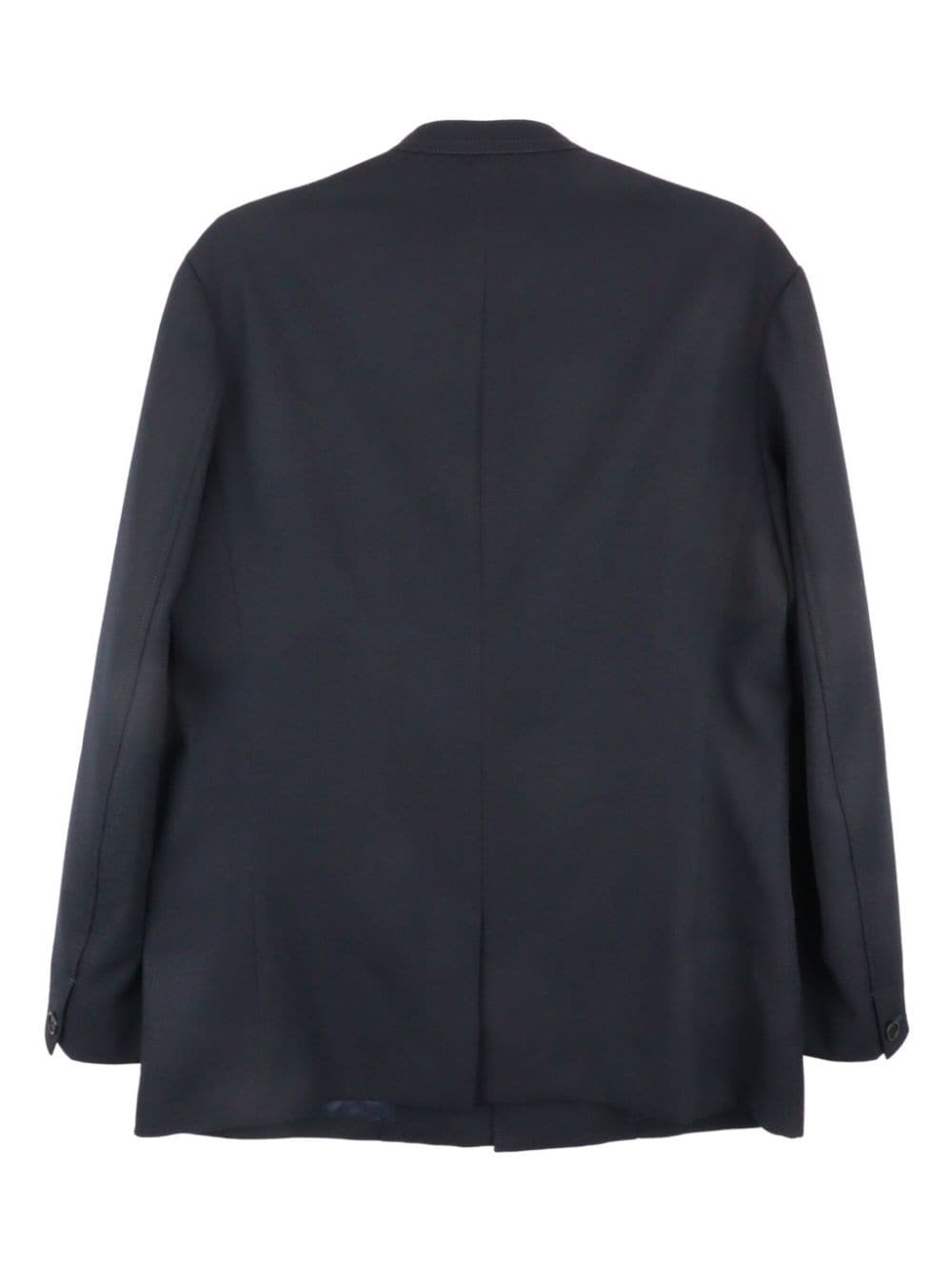 button-fastening wool jacket - 2