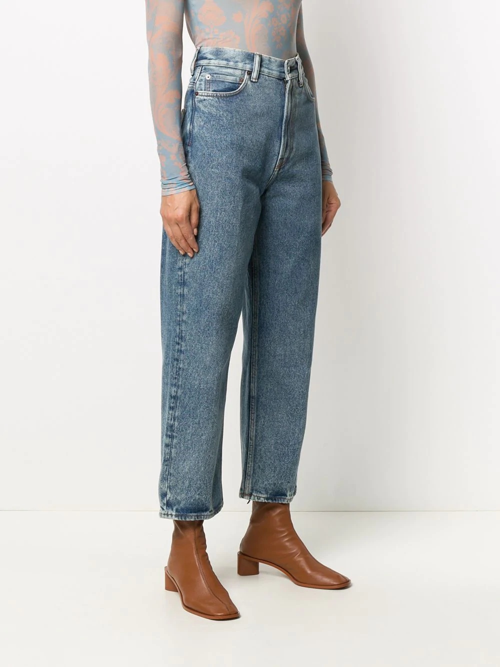 relaxed tapered jeans - 3