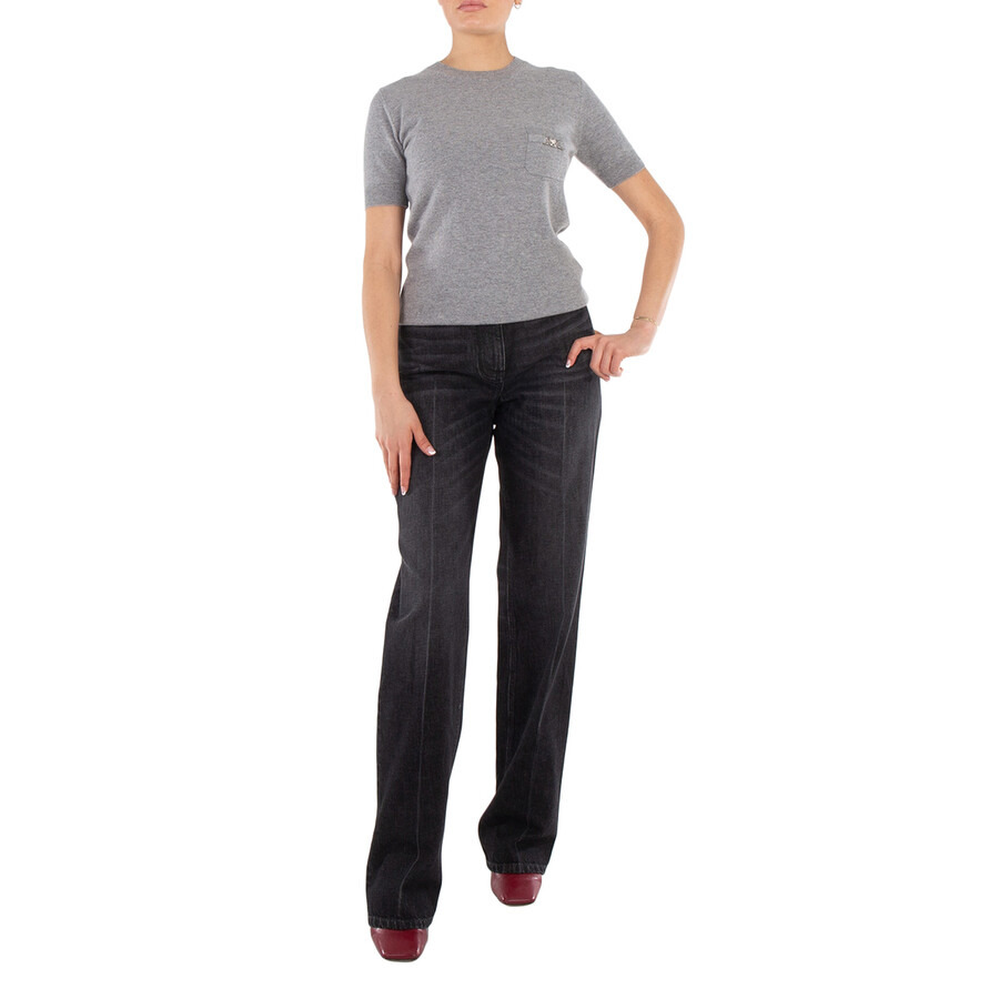 Versace Mid-Rise Medusa Straight-Leg Jeans - 2
