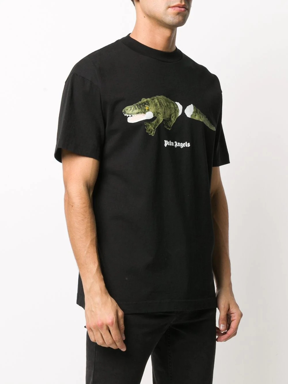 crocodile-print T-shirt - 3