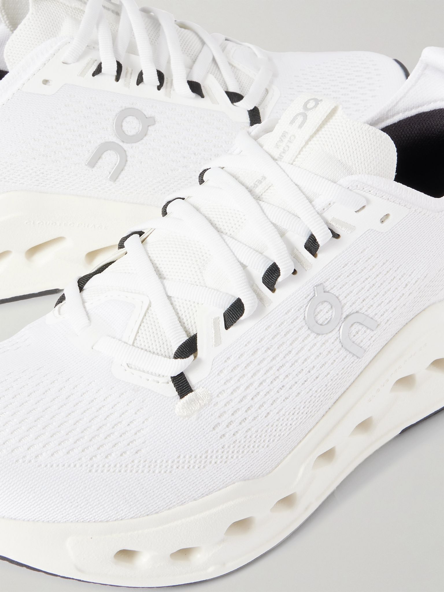 Cloudsurfer Max Rubber-Trimmed Mesh Sneakers White - 5