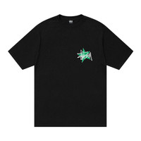 Stüssy Stussy Star Tee Pigment Dyed 'Black' | goat | REVERSIBLE