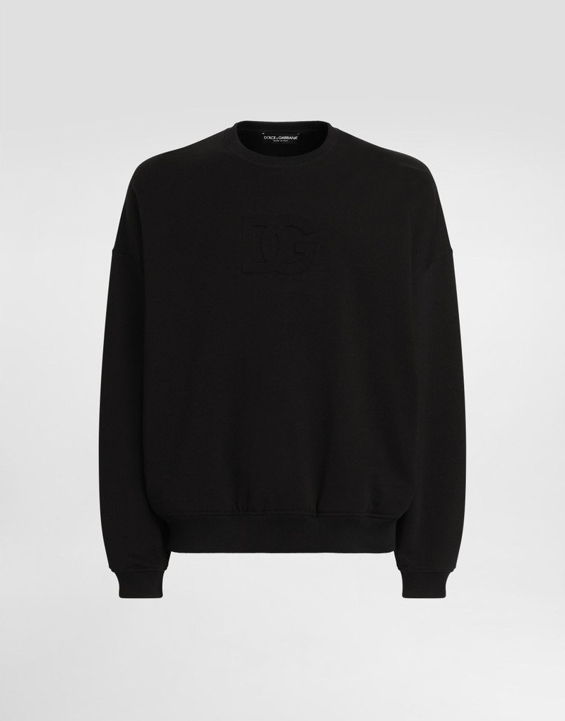 Cotton sweatshirt with logo 1