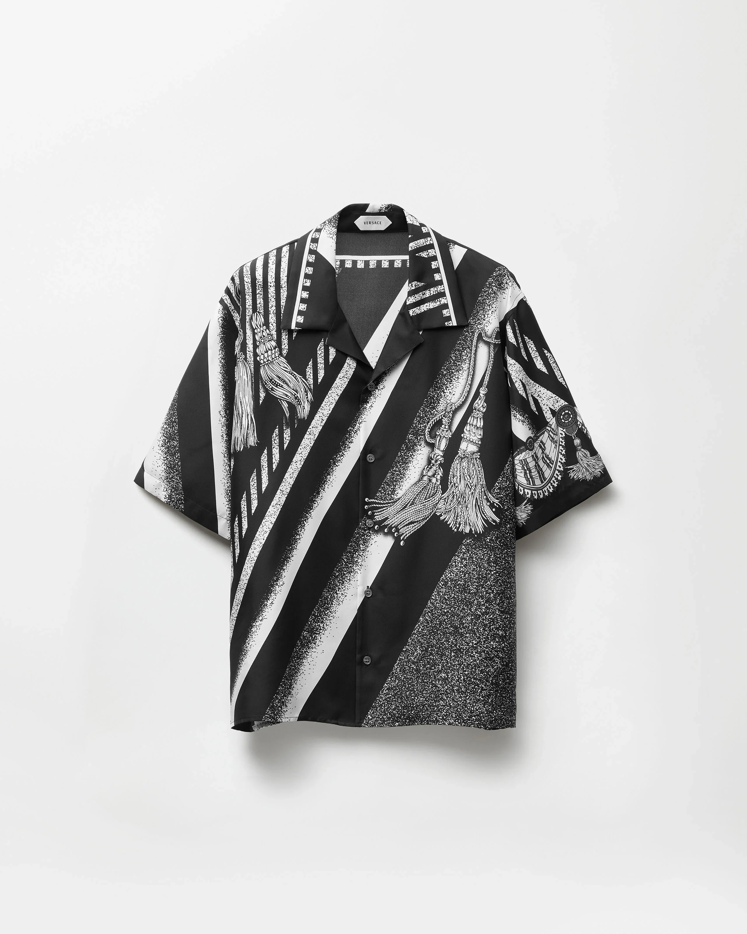 Printed Silk Twill Shirt - 1