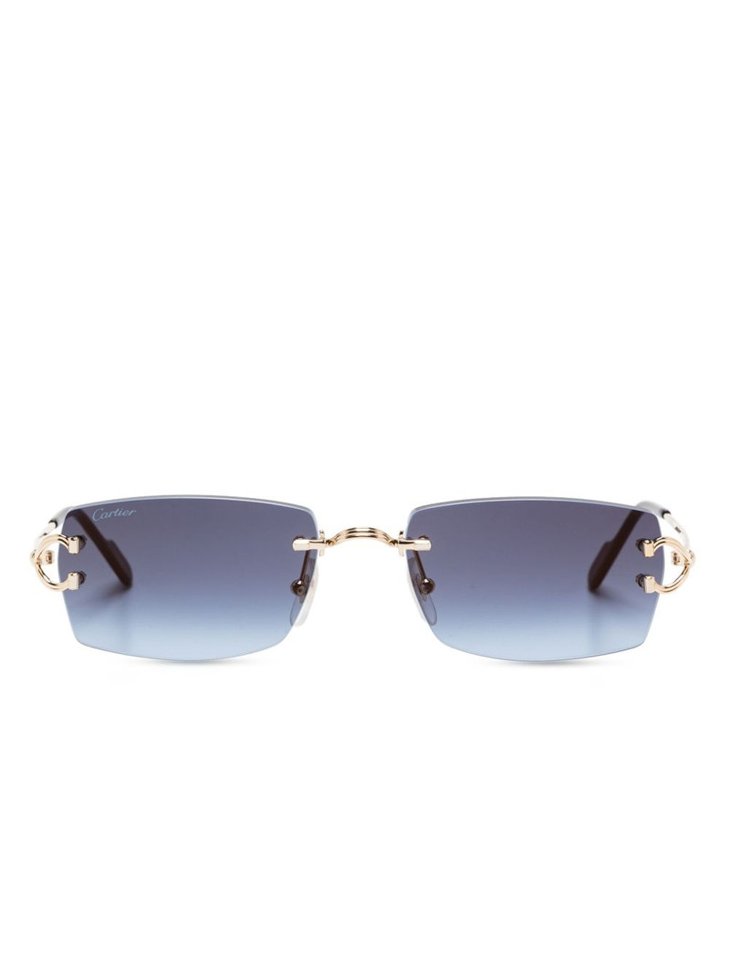 rectangle-frame sunglasses 1