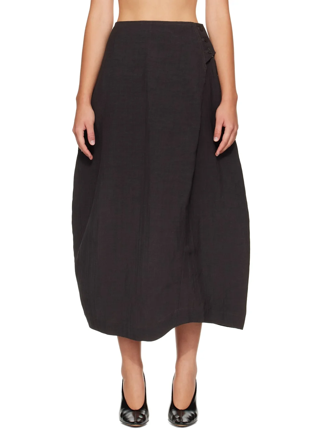 Brown Bryde Midi Skirt - 1