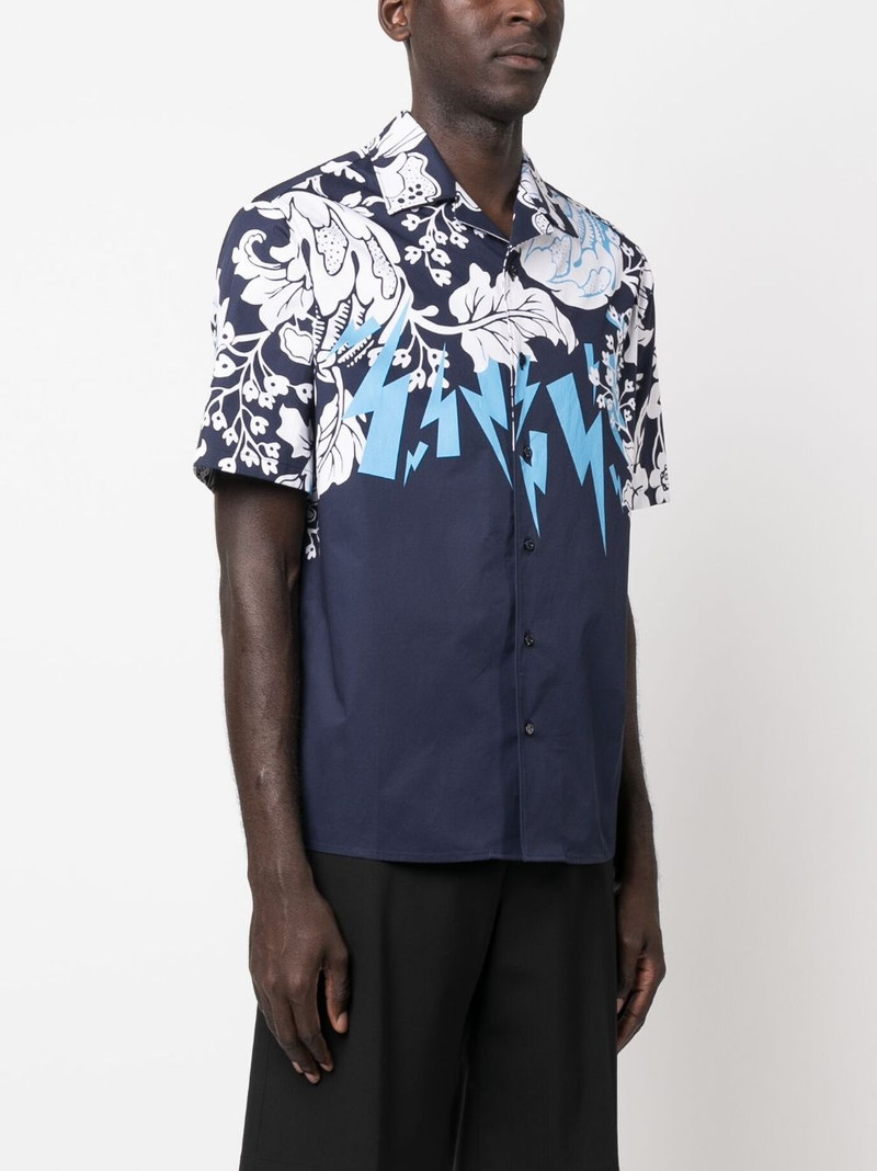 mix-print short-sleeve shirt 3