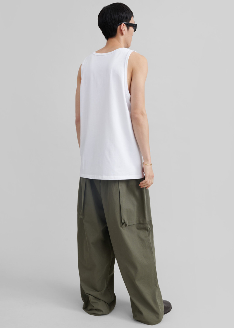 Rexy Embroidered Tank Top - White 15
