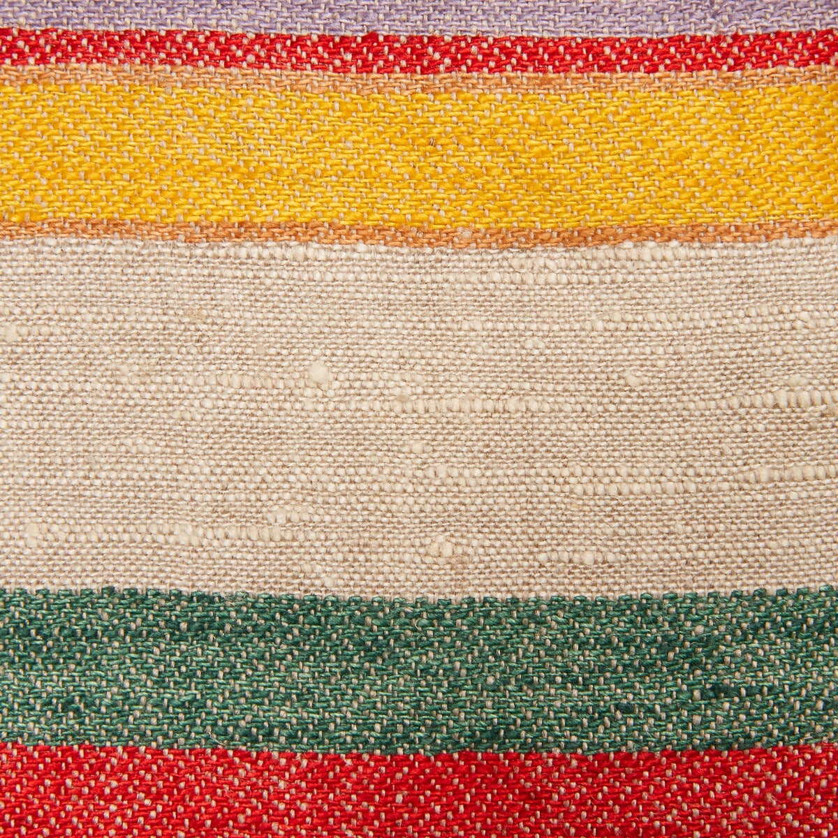 Striped linen skirt - 4