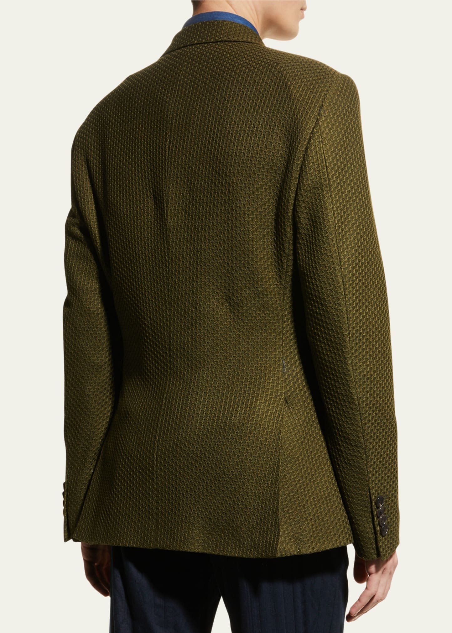 Men's Basic Knit Blazer - 3