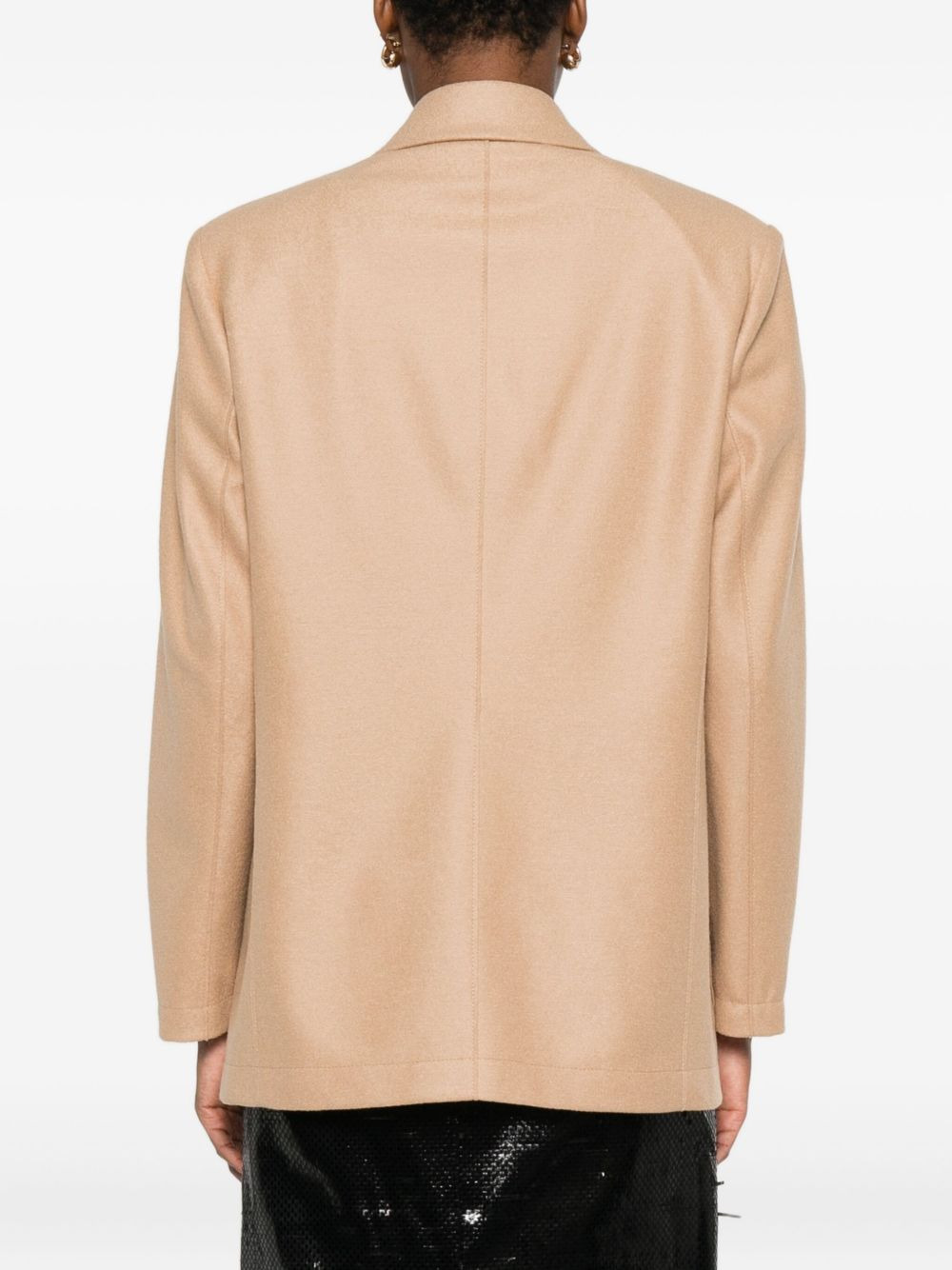 patch-pocket buttoned blazer - 4